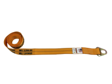 Load image into Gallery viewer, 2" x 8' Gold Diamond Weave Chevron Wheel Lift Key Hole Straps (Single)

