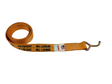 Load image into Gallery viewer, 2" x 8' Gold DIAMOND WEAVE Finger Hook Wheel Lift Strap (Single)
