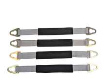 Load image into Gallery viewer, 2 Inch Diamond Weave Axle Straps w/ Key Hole  (4 Pack)
