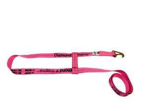2" x 10' DIAMOND WEAVE Wheel Lift Straps for Jerr-Dan MPL Element Basket (Pink)