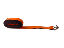 Load image into Gallery viewer, 2&quot; x 30&#39; Orange ETD Ratchet Strap with Wire Hook
