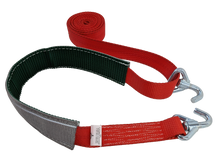 Load image into Gallery viewer, 2" Red Replacement Wheel Strap with Low Pro Sleeve (Welded HD Swivel J)
