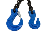 Load image into Gallery viewer, 3/8&quot; x 10&#39; G100 Chain With Grab Hook and Safety Hook  (Single)
