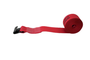 4" x 30' Diamond Weave Winch Straps with Flat Hook | Pack of 8