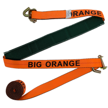 Load image into Gallery viewer, 2" Big Orange Replacement Wheel Strap with Low Pro Sleeve (Short Swivel J)

