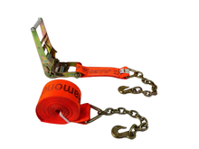 Load image into Gallery viewer, 4&quot; x 30&#39; DIAMOND WEAVE Ratchet Assembly with Chain End
