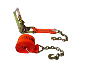 4" x 30' DIAMOND WEAVE Ratchet Assembly with Chain End