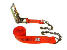 Load image into Gallery viewer, 4&quot; x 30&#39; DIAMOND WEAVE Ratchet Assembly with Chain End
