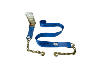 4" x 30' DIAMOND WEAVE Ratchet Assembly with Chain End