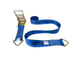4" x 30' DIAMOND WEAVE Ratchet Assembly with D RING