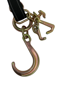 Multi-Bridle | Snap Hook | 8" J Hooks | RTJ Cluster Hooks | Fully Reinforced | Diamond Weave