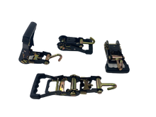 Load image into Gallery viewer, Heavy Duty Black Handle Ratchet with Finger Hook | Pack of 4
