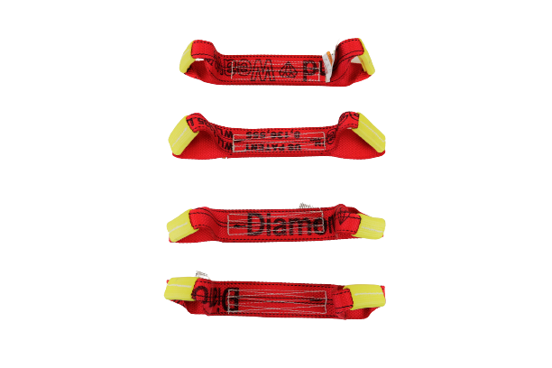 8 Point Kit DIAMOND WEAVE flatbed/rollback 18' car tie-down w/twisted ...