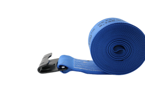 4" x 30' Diamond Weave Winch Straps with Flat Hook | Pack of 8