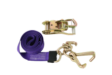 Load image into Gallery viewer, 2&quot; x 10&#39; RTJ Diamond Weave Straps with Swivel-J Ratchets (4 PACK)
