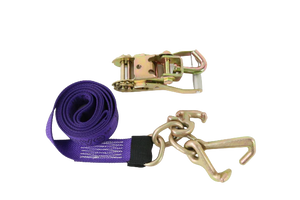 2" x 10' RTJ Diamond Weave Straps with Swivel-J Ratchets (4 PACK)