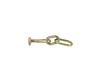 Load image into Gallery viewer, Forged T-Frame Hook on Welded Link with Extra Oval Ring
