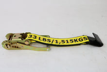 Load image into Gallery viewer, 8 Pack Professional Grade BIG YELLOW 2&quot; x 27&#39; Ratchet Strap with Flat Hooks - 3333lb WLL
