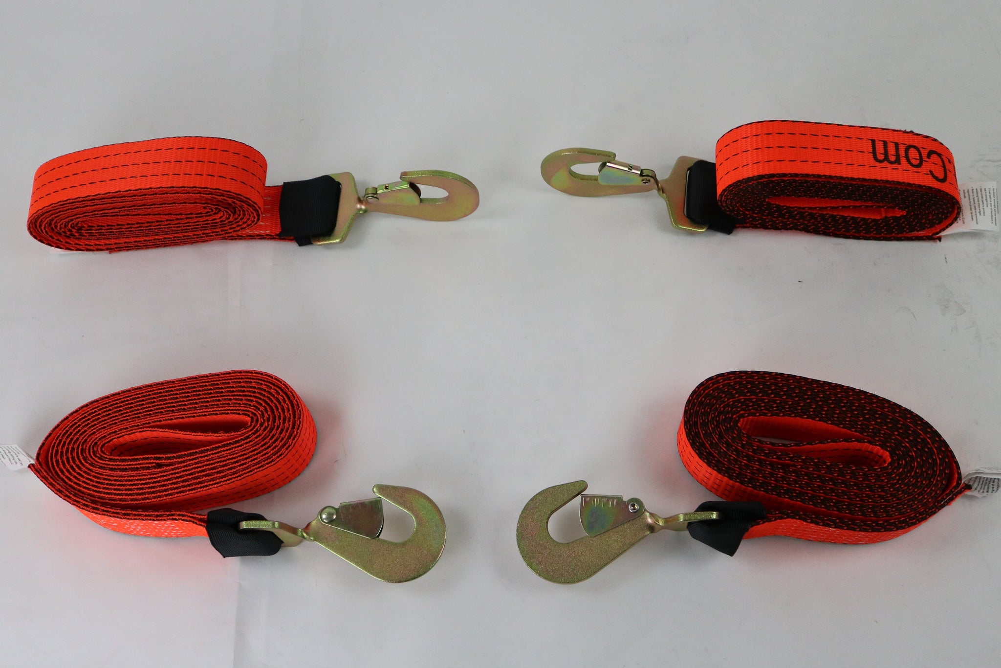 2 x 18' Orange Tecnic Strap with Twisted Snap Hook
