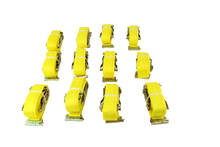Load image into Gallery viewer, 2&quot; x 12&#39; Yellow Interior Van Strap Ratchet Assembly | Pack of 12 | E-Track Fitting

