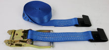 Load image into Gallery viewer, 2&quot; x 30&#39; Ratchet Assembly with Flat Hook | Blue
