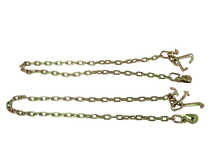 Load image into Gallery viewer, 5/16&quot; x 6&#39; G70 Auto Transport Chain with RTJ Cluster Hooks | Pack of 2
