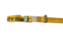 Load image into Gallery viewer, 2&quot; x 12&#39; Yellow Interior Van Strap Cam Buckle Assembly with E-Track Fitting

