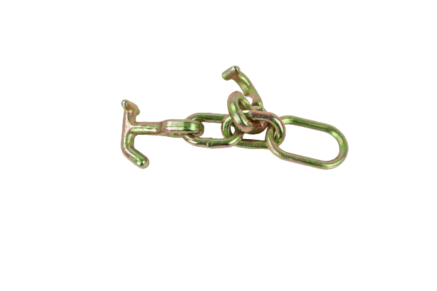 Forged TJ Combo Frame Hook on Welded Link w/ Extra Forged R-Frame Hook and Oval Ring