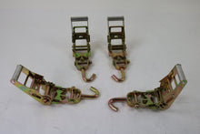 Load image into Gallery viewer, 2&#39;&#39; Short Narrow Handle Ratchets with Bolt on Swivel-J Hooks ( 4 Pack)
