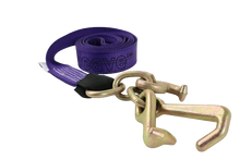 Load image into Gallery viewer, 2&quot; x 10&#39; Diamond Weave Strap with RTJ Cluster Hooks (SINGLE)
