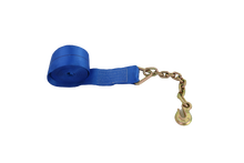 Load image into Gallery viewer, 4&quot; x 30&#39; Winch Strap with Chain End
