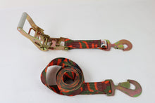 Load image into Gallery viewer, 2&quot; x10&#39; Camo Ratchet Assembly with Flat Snap Hook | USA
