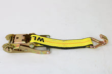 Load image into Gallery viewer, 8-Pack Professional Grade BIG YELLOW 2&quot; x 27&#39; Ratchet Strap with Wire Hooks - 3333lb WLL
