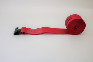 4" x 60' Diamond Weave Winch Strap with Flat Hook (single)